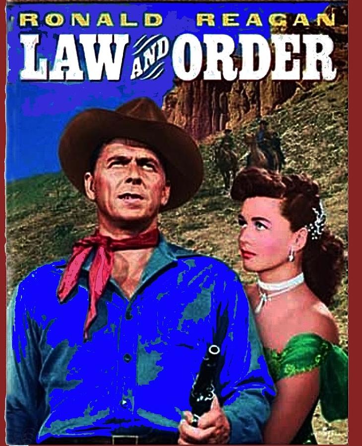 law and order movie starring ronald reagan poster