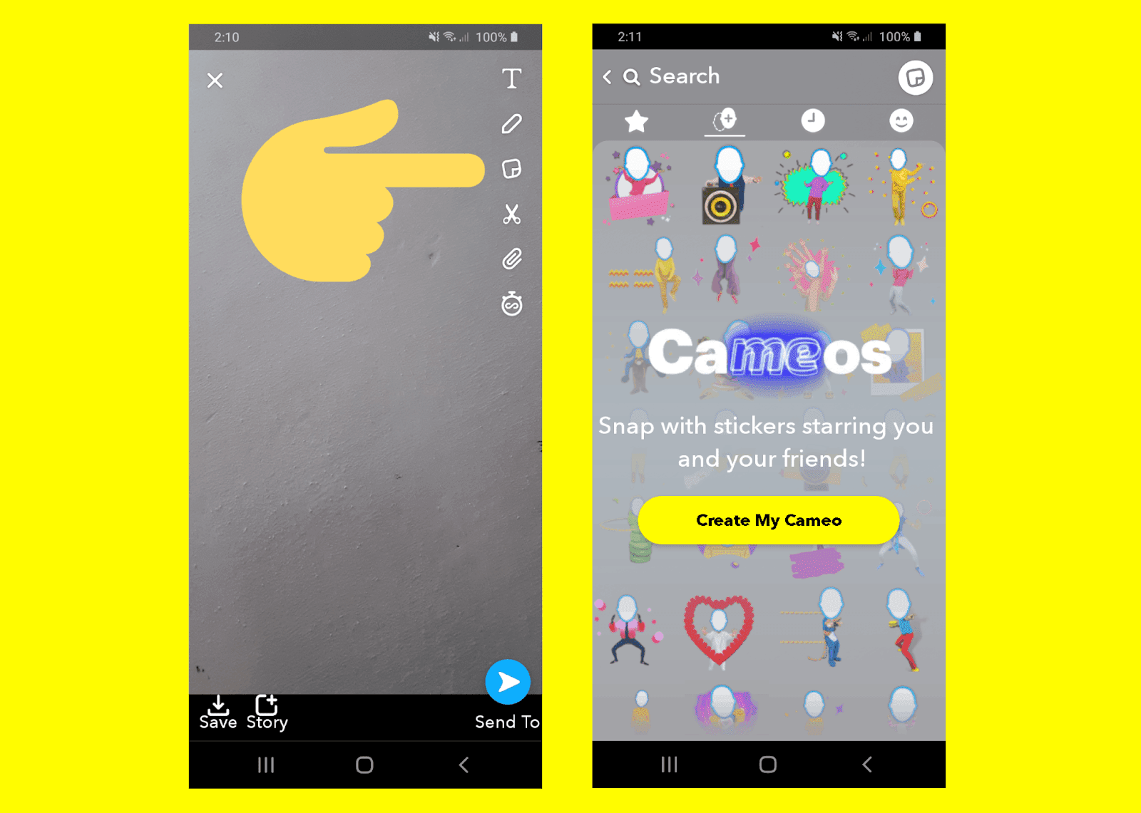 What Is Cameo Stories In Snapchat