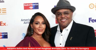 Adrienne Bailon And Husban Israel Houghton Welcome Their 1st Child Via Surrogacy