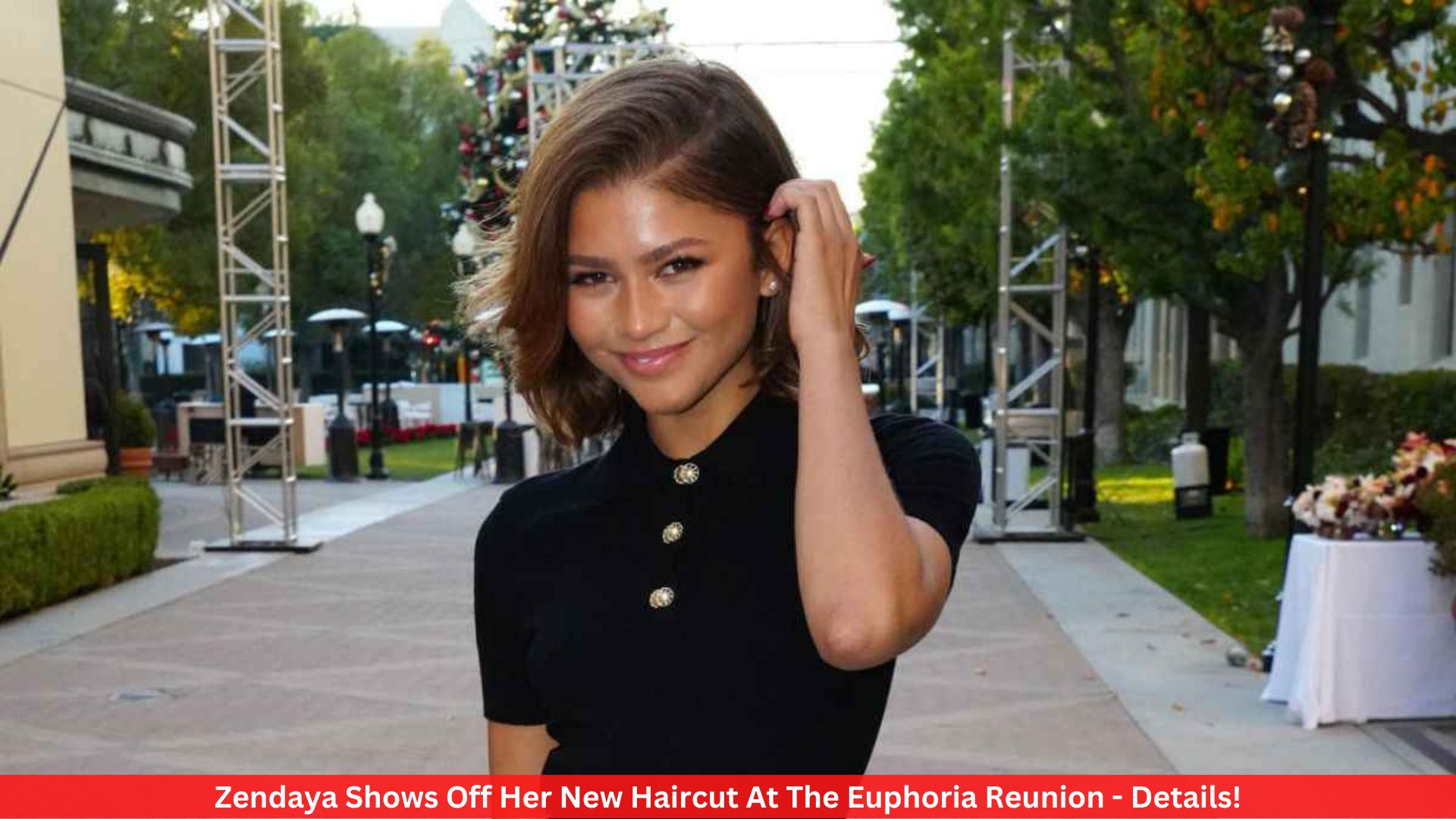 Zendaya Shows Off Her New Haircut At The Euphoria Reunion - Details!